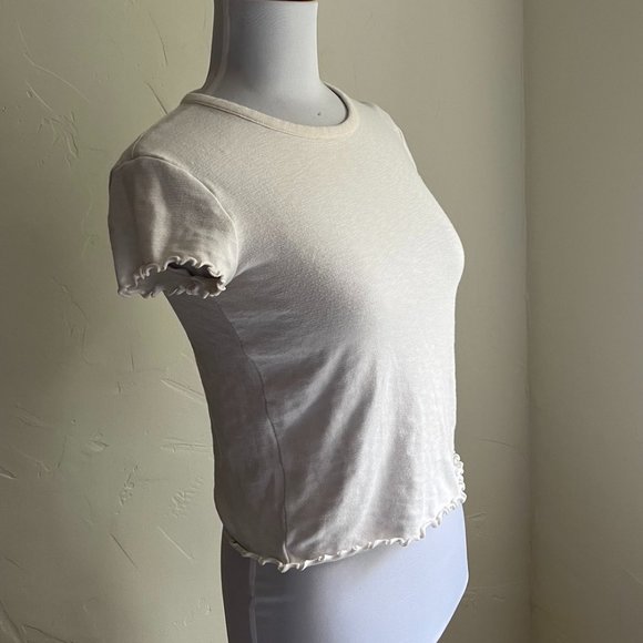 Madewell Baby Tee in Bright Ivory - Picture 3 of 8